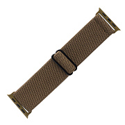Ремешок - ApW монобраслет Apple Watch 38/40/41 mm нейлон (dark green)