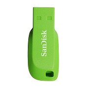 Флэш накопитель USB 64 Гб SanDisk Cruzer Blade (green)