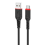 Кабель USB - Type-C Hoco X59 Victory PD 15W 100см 3A  (black)
