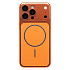 Чехол-накладка - SM091 AG-Glass SafeMag для "Apple iPhone 15 Pro Max" (orange)