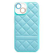 Чехол-накладка - SC318 экокожа для "Apple iPhone 14" (glacier)