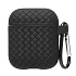 Чехол - SCD04 для кейса "Apple AirPods/AirPods 2" (black)