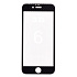 Защитное стекло Full Screen Glass 2,5D, прозрачное, Carbon Series для "Apple iPhone 6/iPhone 6S" (black) (black)