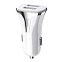 Адаптер Автомобильный с кабелем Hoco Z31 2USB/5V/3.4A QC3.0 +lightning (white)