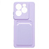 Чехол-накладка - SC337 с картхолдером для "Infinix Note 40X 5G" (light violet) (236888)