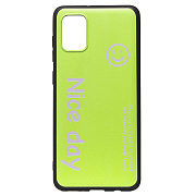 Чехол-накладка - SC201 для "Samsung SM-A315 Galaxy A31" (green)