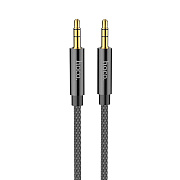 Кабель AUX (папа-папа) Hoco UPA19  100см   (black)