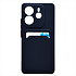 Чехол-накладка - SC337 с картхолдером для "Xiaomi Redmi Note 14 4G" (dark blue) (239942)