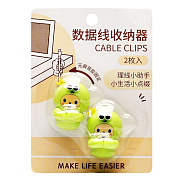 Держатель для кабеля - Лягушки (green) (236584)