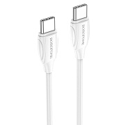 Кабель Type-C - Type-C Borofone BX19 PD 20W 100см 3A  (white)