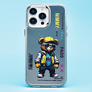 Чехол-накладка - PC092 для "Apple iPhone 14 Pro Max" (мишка) (transparent)