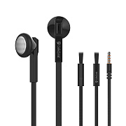 Проводные наушники с микрофоном вкладыши Celebrat D4 Jack 3,5  (black)