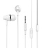Проводные наушники с микрофоном внутриканальные Hoco M34 Honor music universal Jack 3,5  (white)