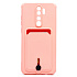 Чехол-накладка - SC304 с картхолдером для "Xiaomi Redmi Note 8 Pro" (light pink) (208792)