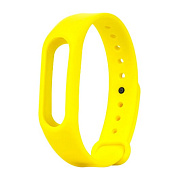 Ремешок - WB13 Xiaomi Mi Band 2 силикон на кнопке (регулируемый) (yellow)