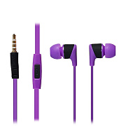 Проводные наушники внутриканальные Music Level ML-500 Jack 3,5  (purple)