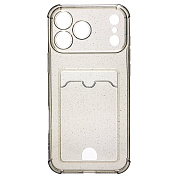 Чехол-накладка - SC300 с картхолдером для "Apple iPhone 17 Pro Max" (black)