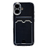Чехол-накладка - SC276 с картхолдером для "Apple iPhone 17" (transparent) (242671)
