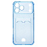 Чехол-накладка - SC300 с картхолдером для "Apple iPhone 17 Pro Max/18 Pro Max" (deep blue)