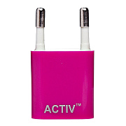 Адаптер Сетевой Activ Clean Line USB 1,5A/7,5W (purple)