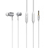 Проводные наушники с микрофоном внутриканальные Celebrat G1 Jack 3,5  (white)