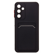 Чехол-накладка - SC337 с картхолдером для "Samsung Galaxy A16 5G" (black) (237556)