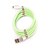 Кабель USB - micro USB - MCM-1 12W 100см 2,4A  (green)