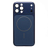 Чехол-накладка - SM091 AG-Glass SafeMag для "Apple iPhone 13 Pro Max" (dark blue)