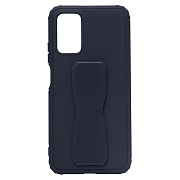 Чехол-накладка - PC058 для "Xiaomi Redmi 9T" с подставкой и магнитом (dark blue)