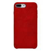 Чехол-накладка - Alcantara для "Apple iPhone 7 Plus/iPhone 8 Plus" (red)