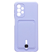 Чехол-накладка - SC304 с картхолдером для "Samsung SM-A047 Galaxy A04s" (light violet)