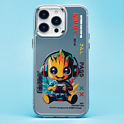 Чехол-накладка - PC092 для "Apple iPhone 14 Pro Max" (груд) (transparent)