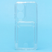 Чехол-накладка - SC276 с картхолдером для "Honor X7b" (transparent) (227650)