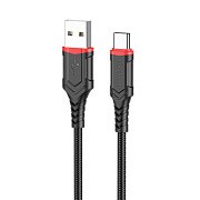 Кабель USB - Type-C Borofone BX67 15W 100см 3A  (black)