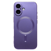 Чехол-накладка - SM020 Matte SafeMag для "Apple iPhone 16" (purple) (237540)