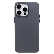 Чехол-накладка - PC091 для "Apple iPhone 15 Pro Max" (matte transparent/black) (232313)