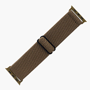 Ремешок - ApW монобраслет Apple Watch 38/40/41 mm нейлон (dark green)