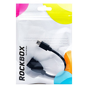 Переходник USB (м) - Mini USB (п) RockBox (black)