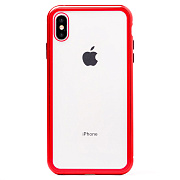 Чехол-накладка - 360 Magnetic Glass для "Apple iPhone XS Max" (red)