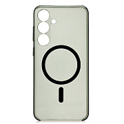 Чехол-накладка - ORG PC Clear Case SafeMag для "Samsung Galaxy S25 +" (black) (244574)