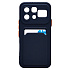 Чехол-накладка - SC337 с картхолдером для "Infinix Note 60 Pro" (dark blue)