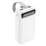 Внешний аккумулятор Borofone BJ14B 30000mAh Micro/Type-C/USB*2 (white)