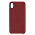 Чехол-накладка - текстиль для "Apple iPhone XS Max" (red)