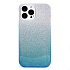 Чехол-накладка - SC097 Gradient для "Apple iPhone 13 Pro Max" (blue/silver)