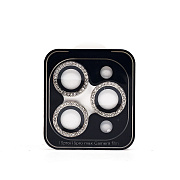 Защитное стекло для камеры - СG04 для "Apple iPhone 15 Pro/15 Pro Max" (silver)