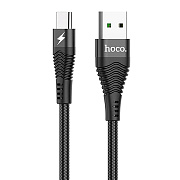 Кабель USB - Type-C Hoco U53 Flash 100W 120см 5A  (black)