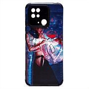 Чехол-накладка - SC310 для Xiaomi Redmi 10C" (007) (black)