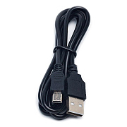 Кабель USB - mini USB RockBox  100см 1,5A  (black)