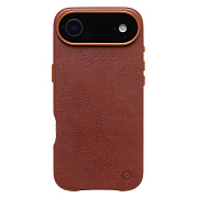 Чехол-накладка Cellis SM031 SafeMag для "Apple iPhone 17 Air" Натуральная кожа (bronw) (242208)