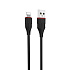 Кабель USB - Apple lightning Borofone BX17 12W 100см 2,4A  (black)